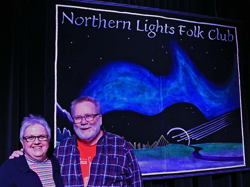 Bill and Betty jo host the Northern Lights Folk Club